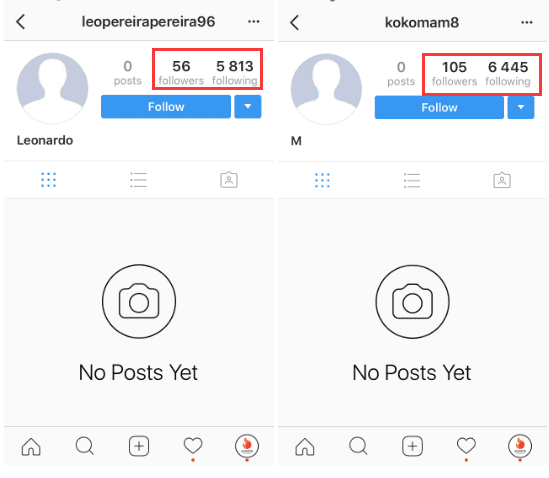 تشخیص فالوور فیک اینستاگرام