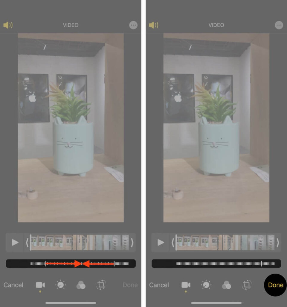 تبدیل ویدئوی اسلوموشن به ویدئوی سرعت معمولی در آیفون‌ مبیت
